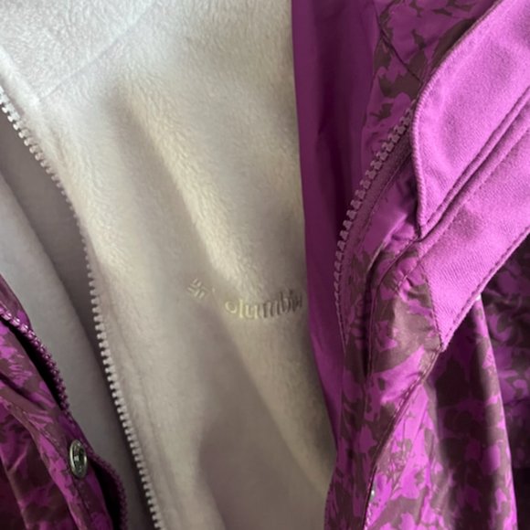 Columbia 3 in 1 Women's Purple Tunnel Falls™ Interchange Jacket - Picture 9 of 13